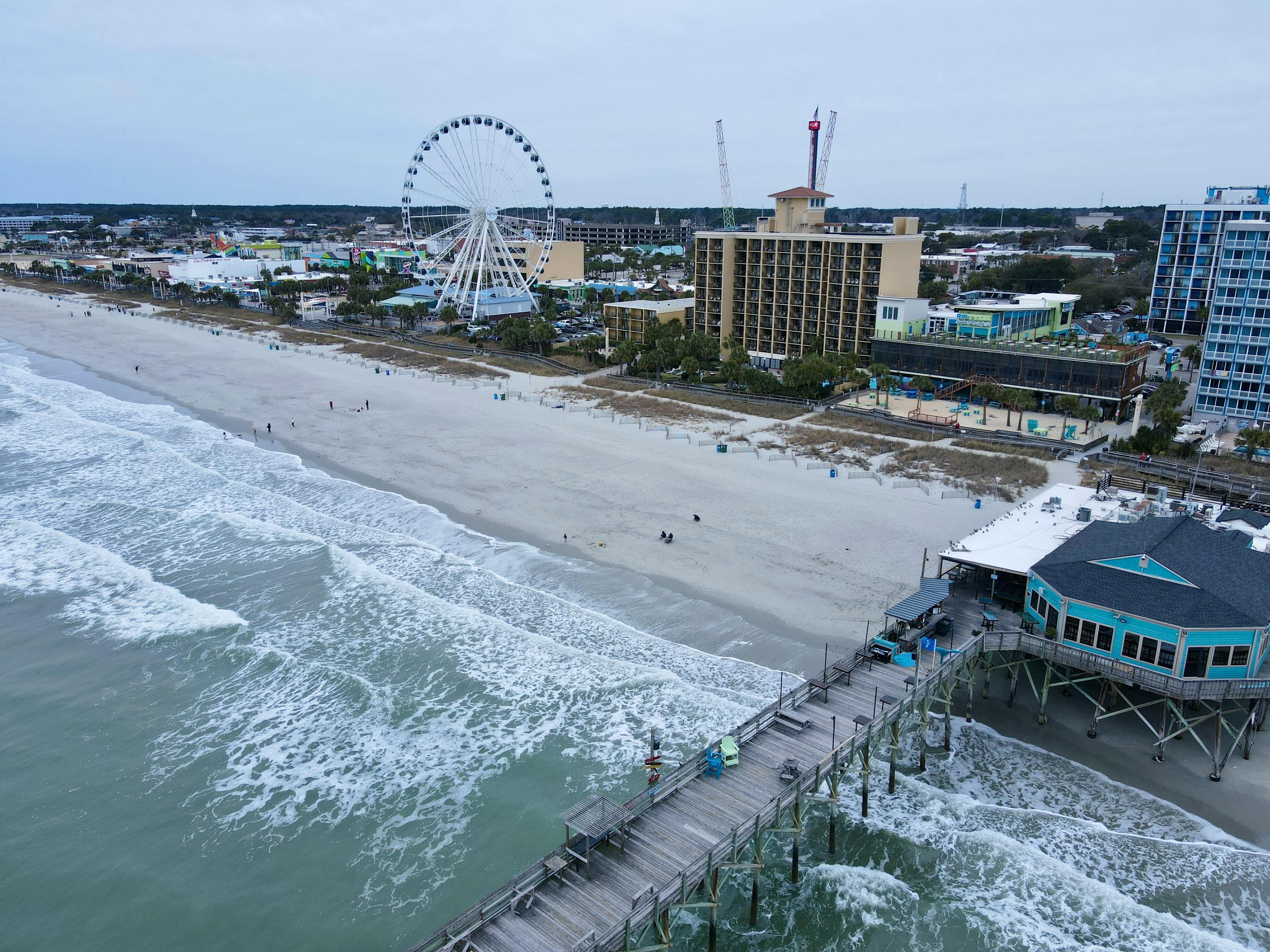 Boardwalk Beach Resort Condo W Oceanfront Balcony Myrtle Beach